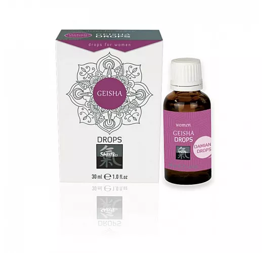 Возбуждающие капли для женщин Shiatsu Geisha Drops - 30 мл.