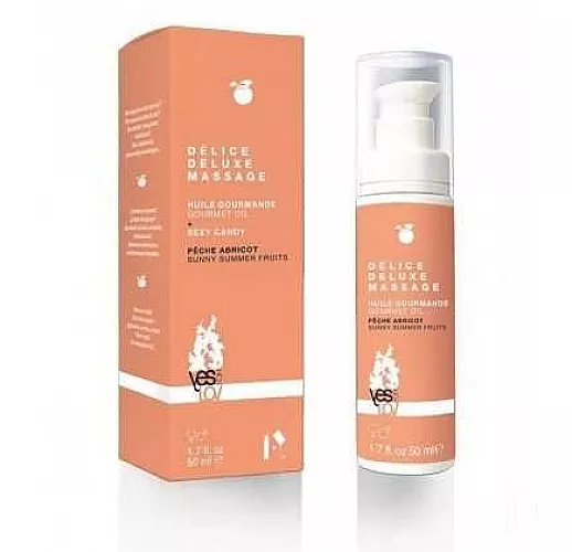 Массажное масло для тела DELICE DELUXE MASSAGE с ароматом фруктов - 50 мл.