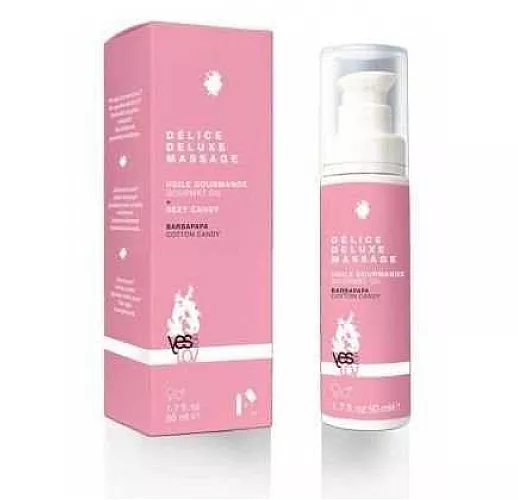 Массажное масло для тела DELICE DELUXE MASSAGE COTTON CANDY - 50 мл.