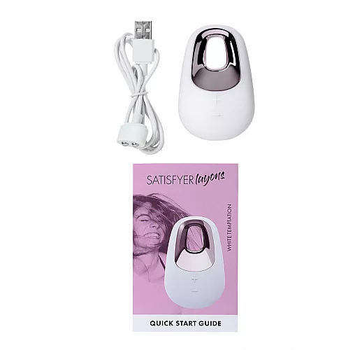 Белый вибромассажер Satisfyer Layons White Temptation
