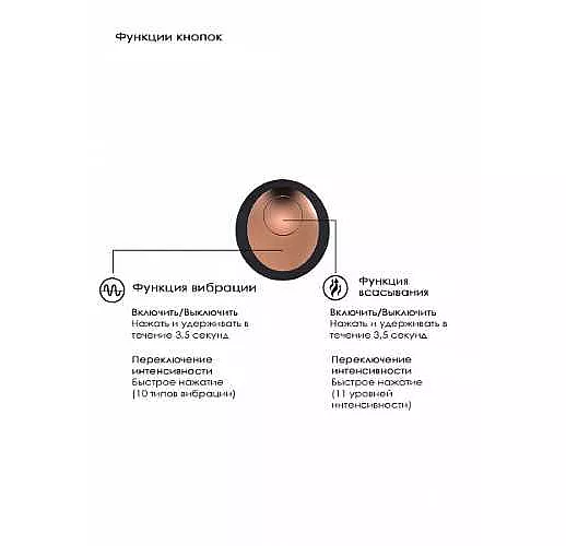 Черный клиторальный вакуум-волновой массажер Irresistible Invincible