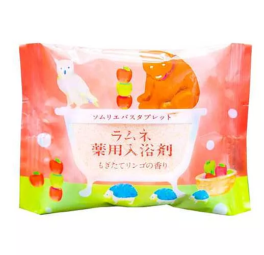 Расслабляющая соль-таблетка для ванны с ароматом свежих яблок - 40 гр. Расслабляющая соль-таблетка для ванны с ароматом свежих яблок - 40 гр.