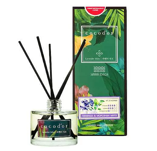 Арома-диффузор для помещений "Лаванда и морозная мята" - 200 мл.