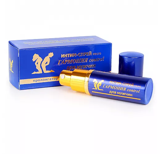 Пролонгирующий масляный интим-спрей "Гармония control" мгновенного и глубокого действия - 9 мл.