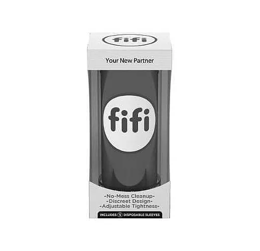 Чёрный нереалистичный мастурбатор FIFI MALE