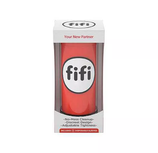 Красный нереалистичный мастурбатор FIFI MALE