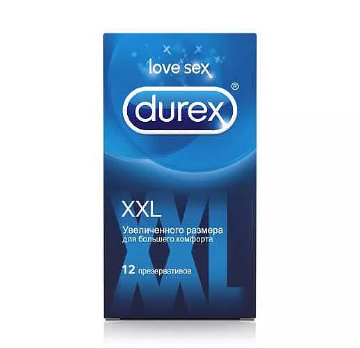 Презервативы увеличенного размера Durex XXL - 12 шт.