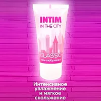 Классическая увлажняющая смазка Intim "Classic" на водной основе с алоэ вера и витамином Е - 60 гр.