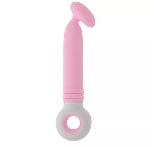 Розово-белый вибратор KUPALO PINK с яйцевидной головкой Розово-белый вибратор KUPALO PINK с яйцевидной головкой