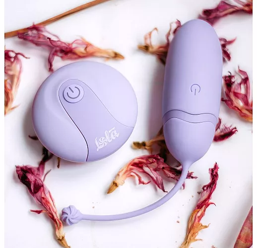 Силиконовое виброяйцо Love Story "Mata Hari Lilac" с 10 режимами вибрации, пультом ДУ, IPX6, USB