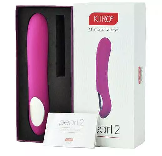 Фиолетовый вибратор для секса на расстоянии Pearl 2 - 20 см.