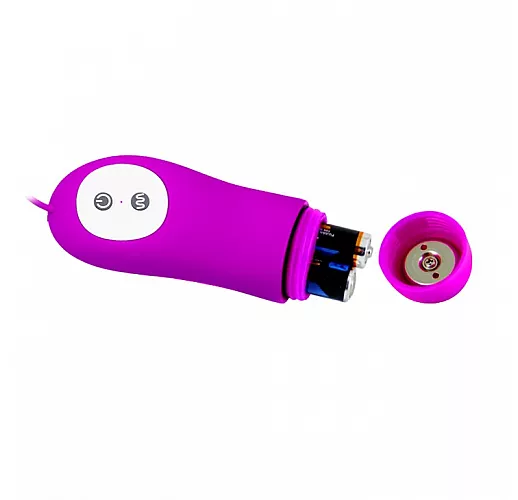 Гладкое силиконовое виброяичко Baile "Eunice" с 12 режимами вибрации и пультом управления