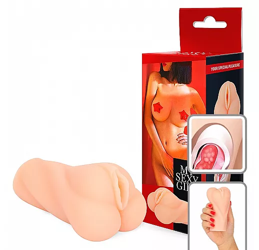 Мягкий реалистичный мастурбатор-вагина My Sexy Girl с имитацией стенок влагалища