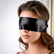 Изысканная атласная лента на глаза Arsenal "Romantic" чёрного цвета