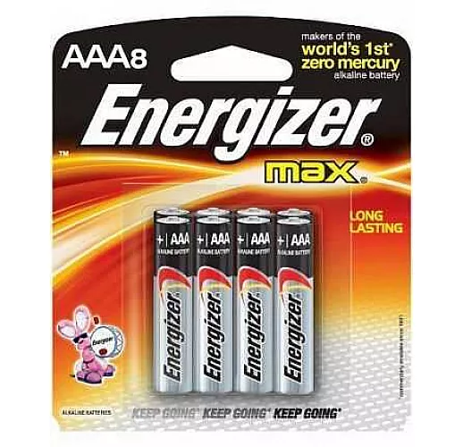 Батарейки Energizer MAX AAA/LR03 1,5V - 8 шт.