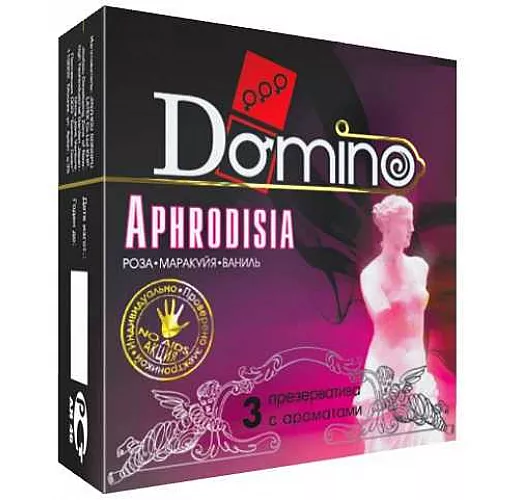 Ароматизированные презервативы Domino "Aphrodisia" - 3 шт.