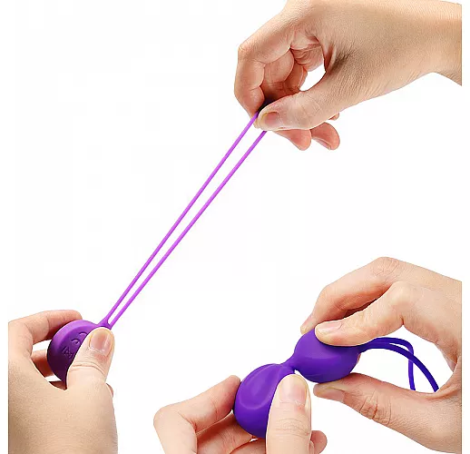 Набор из трех разноцветных шариков для упражнений кегеля