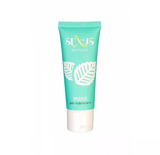 Увлажняющая гель-смазка с ароматом мяты Silk Touch Mint - 50 мл.