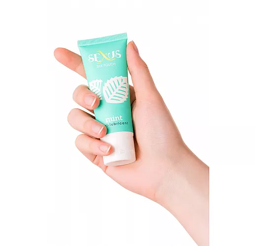 Увлажняющая гель-смазка с ароматом мяты Silk Touch Mint - 50 мл.
