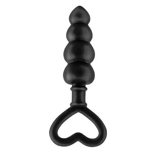 Анальная втулка из силикона Beaded Luv Probe - 15,5 см.