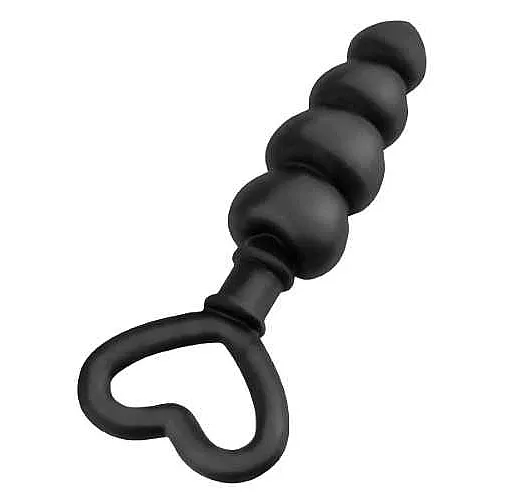 Анальная втулка из силикона Beaded Luv Probe - 15,5 см.