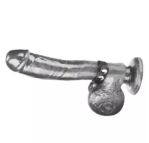 Кольцо на пенис SNAP COCK RING из искусственной кожи на клепках Кольцо на пенис SNAP COCK RING из искусственной кожи на клепках