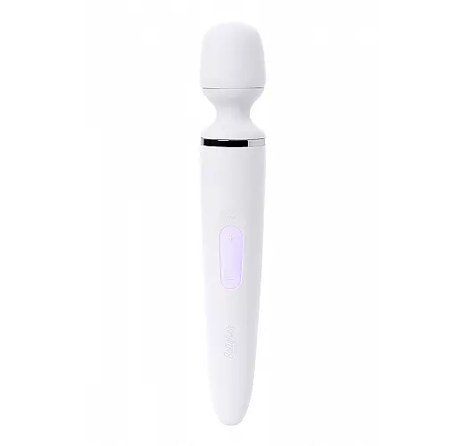 Белый вибратор Satisfyer Wand-er Woman