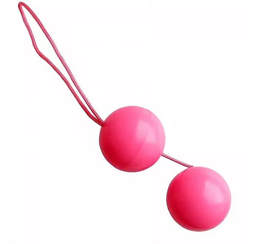 Розовые гладкие вагинальные шарики Erowoman "Vaginal Balls" - 50 грамм, ⌀ 3,5 см.