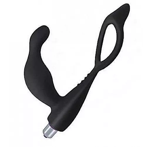 Стимулятор простаты Levett Gaius с дополнительным кольцом на мошонку