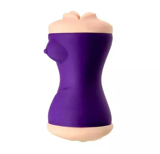 Двухсторонний мастурбатор JOS YARA в фиолетовой колбе