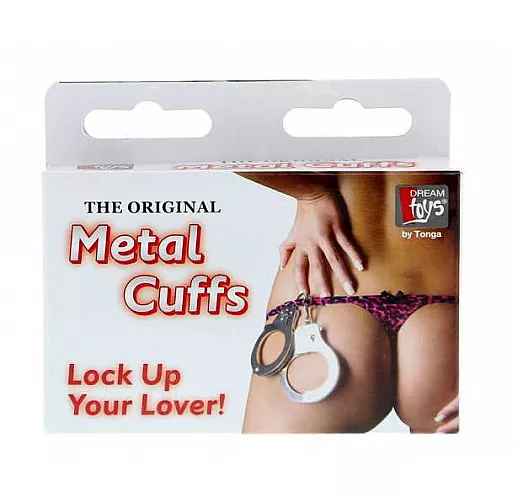 Металлические наручники с ключиками LARGE METAL HANDCUFFS WITH KEYS