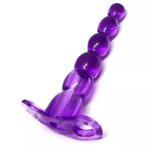 Анальный конус с вибрацией и проводным пультом - 16 см.