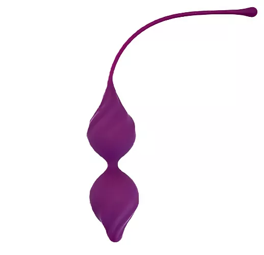 Силиконовые вагинальные шарики Le Frivole "Alcor" со смещенным центом тяжести - 55 грамм, ⌀ 3 см.