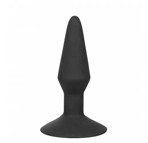 Анальная пробка с функцией расширения Inflatable Butt Plug Medium из силикона - 14,2 см.