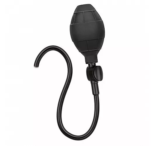 Анальная пробка с функцией расширения Inflatable Butt Plug Medium из силикона - 14,2 см.