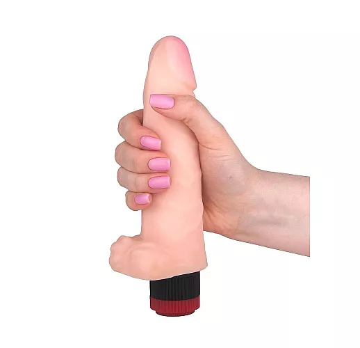 Реалистичный вибратор из киберкожи "NeoSkin" с регулировкой мощности - 20,2 см.