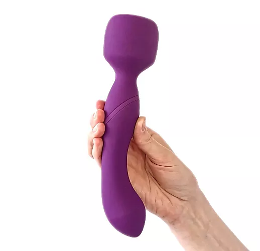 Двусторонний массажер Lola "Heating Wand" 2x10 режимов вибрации, нагрев до 42°C, IPX7, USB - 22 см.