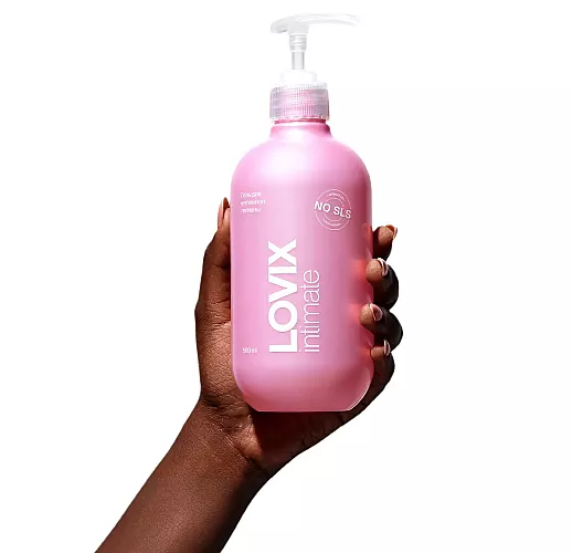 Большой увлажняющий гель-лубрикант Lovix "Intimate Gel" с ароматом дикорастущей розы - 500 мл.