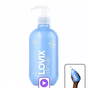 Большой увлажняющий гель-лубрикант Lovix "Fresh Gel" с ароматом перечной мяты - 500 мл.