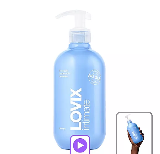 Большой увлажняющий гель-лубрикант Lovix "Fresh Gel" с ароматом перечной мяты - 500 мл.