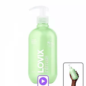 Большой увлажняющий гель-лубрикант Lovix "Delicate Gel" с ароматом скошенной травы - 500 мл.