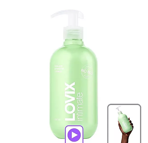 Большой увлажняющий гель-лубрикант Lovix "Delicate Gel" с ароматом скошенной травы - 500 мл.