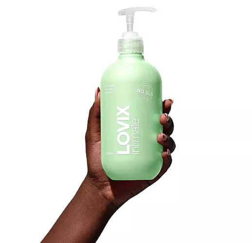 Большой увлажняющий гель-лубрикант Lovix "Delicate Gel" с ароматом скошенной травы - 500 мл.