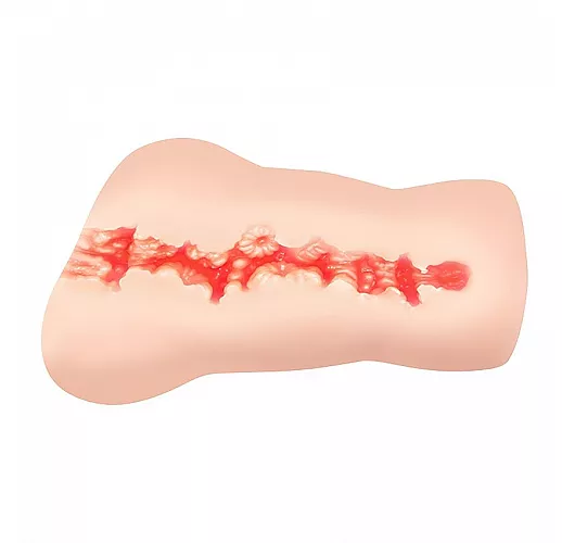 Большой телесный мастурбатор-вагина "Sexy Girl Friend" с внутренним рельефом и к-т эрекционных колец