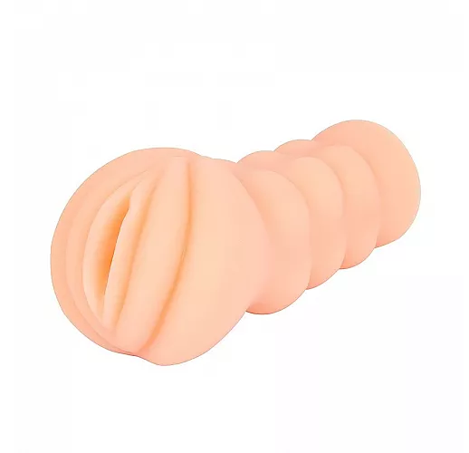Большой телесный мастурбатор-вагина "Sexy Girl Friend" с рельефным тоннелем и к-т эрекционных колец