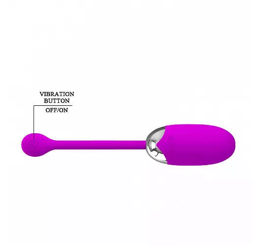 Лиловое виброяйцо Brook с 12 режимами вибрации