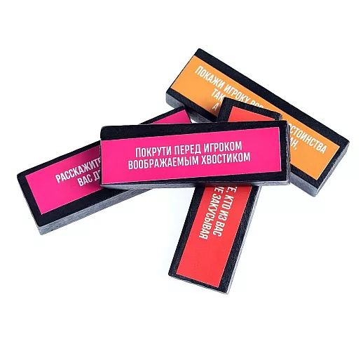 Игра падающая башня дженга «Башня искушений» с фантами - 54 бруска