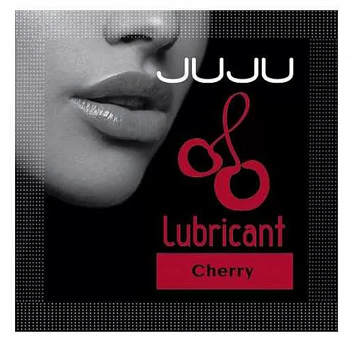 Пробник съедобного лубриканта JUJU с ароматом вишни - 3 мл.