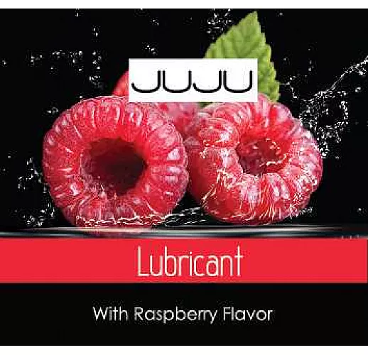 Пробник съедобного лубриканта JUJU с ароматом малины - 3 мл.