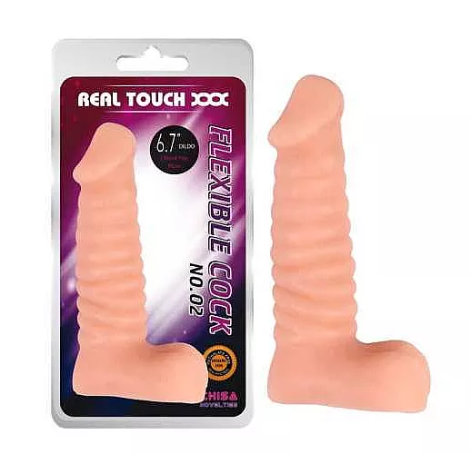 Телесный фаллоимитатор Flexible Cock №02 - 16,4 см.